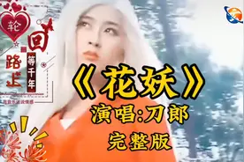 《花妖》一首表达了轮回爱情故事的歌刀郎演唱。视频封面