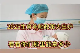 2025生育补贴政策大出炉，看看你们那里能拿多少 ！视频封面