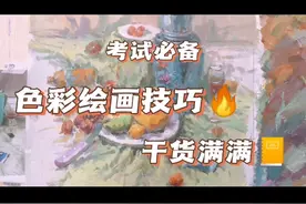 色彩静物，步骤分享。视频封面