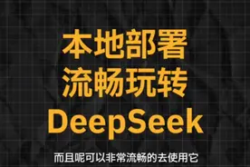 国产AI模型DeepSeek满血版本地部署，90岁老奶奶都能玩明白！视频封面