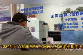 2024年门诊统筹报销政策，2级3级医院起付线和报销比例相同吗？