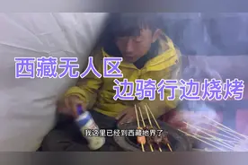 骑行西藏无人区，挂两斤猪肉在帐篷外面。引狼熊过来。随时大战视频封面