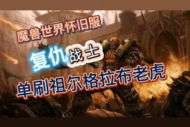 魔兽世界复仇战士单刷祖尔格拉布老虎视频封面