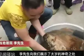 男子水沟捞出大宝贝，拍卖行鉴定可能是太岁，估值34亿视频封面