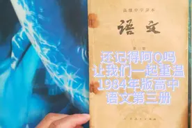 还记得阿Q吗？鲁迅的这篇著名小说收录在1984年版高中语文第三册视频封面