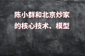 陈小群、北京炒家揭秘，各自的核心技术和模型是什么，大道朝天！