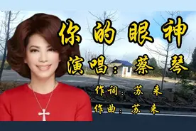 蔡琴一首老电影主题曲《你的眼神》，磁性歌声深情感人，令人陶醉