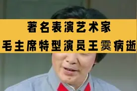 毛主席特型演员王霙病逝视频封面