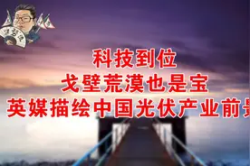 花千芳：科技到位，戈壁荒漠也是宝，英媒描绘中国光伏产业前景视频封面