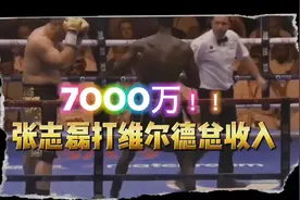 你知道张志磊打维尔德总收入多少钱吗？大爆炸开始起飞了！视频封面