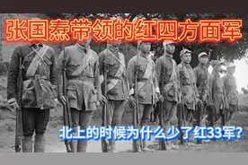 张国焘带领的红四方面军北上的时候为什么少了红33军？