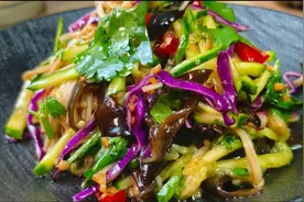 饭店的凉拌什锦菜为什么好吃，大厨教你正确做法，清脆爽口又开胃