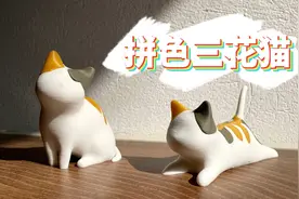 3d打印拼色三花猫视频封面