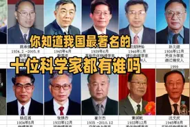 你知道我国最著名的十位科学家都有谁吗视频封面