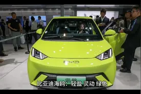 比亚迪海鸥：轻盈、灵动、绿色，驾驶体验的全新定义