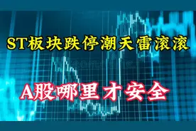 A股天雷滚滚，ST板块跌停潮谁来拯救？哪里才会安全视频封面