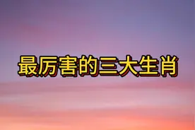 最厉害的三大生肖视频封面