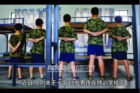 一名13岁男孩被父母送去特训学校戒网瘾遭到猥亵视频封面