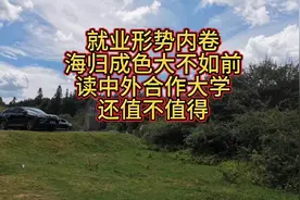 就业形势内卷，海归成色大不如前，读中外合作大学，还值不值得？视频封面