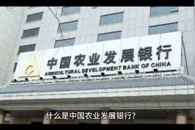 什么是中国农业发展银行？视频封面