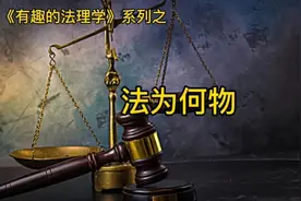 中西方对法的本质在认识上的差异；法的特点；法的定义及争议。视频封面