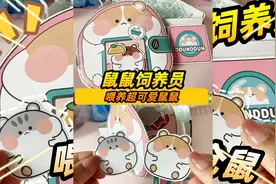 今天做仓鼠饲养员！喂两只然后仓鼠，快看看照顾的好不好！视频封面