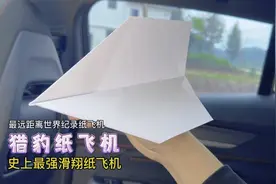 精确数据、硬核还原史上最强滑翔纸飞机——猎豹纸飞机的真正折法视频封面