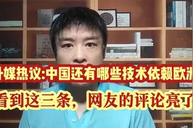 德媒:中国还有哪些技术依赖欧洲?网友:光刻机必反超,欧洲完犊子了视频封面