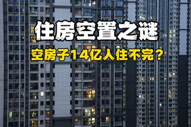 吓人观点：我国空置住房14亿人住不完！视频封面