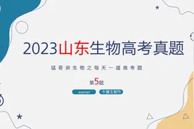 2023山东生物高考真题5，又见DNA复制，这思维量够大，够创新！视频封面