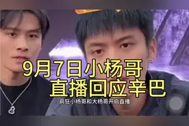 9月7日小杨哥回应辛巴售后的问题视频封面