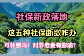 2025年社保新政落地，断缴怎么办？养老金受影响吗？视频封面