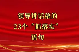 领导讲话稿的23个“抓落实”语句#笔杆子#金句#公文写作#讲话稿视频封面