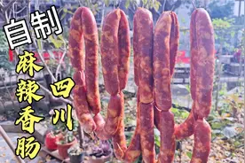 四川麻辣香肠做法，肉老板30年的配方告诉你，10斤肉放多少盐？视频封面
