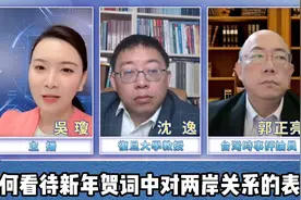 沈逸郭正亮连线解读：2025《新年贺词》中对两岸关系的表述视频封面