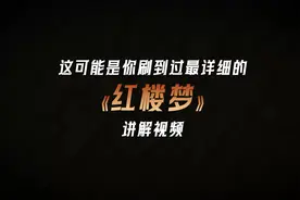 可能是你刷到过最细的《红楼梦》讲解视频视频封面