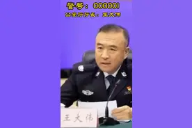 又是一个警界大佬，警号：000001王大伟～公安厅厅长落网视频封面