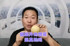 听说脆桃子比软的桃子升的更低，是不是真的呢？验证一下！