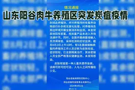 山东阳谷肉牛养殖区突发炭疽视频封面