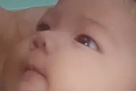 时有时无的大双眼皮#被你萌化了 #小奶娃 #最萌新生儿 #上热门