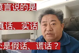 关于真话、实话，莫言说的是真话吗？视频封面