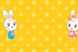 可爱兔兔，星星背景，萌翻全场！🌟🐰