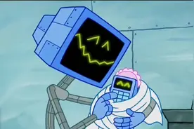 痞老板的孩子竟然是个机器人＃海绵宝宝＃