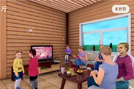 贝加尔阿楠木屋平面及室内空间设计（想象）