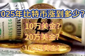 2025年比特币会涨到100万美金吗？#比特币 #2025年大牛市视频封面