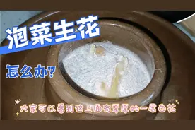 泡菜生花不要怕，川妹子教你1招，3分钟轻松搞定！简单又管用视频封面