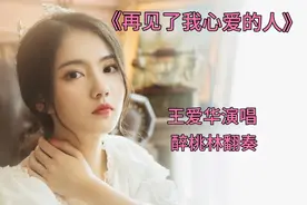 《再见了我心爱的人》王爱华演唱，旋律优美，歌声感人，听哭了