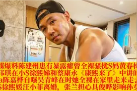 陈建州暴露癖全裸骚扰S妈黄春梅？范玮琪上小S徐熙娣节目亲口说！视频封面