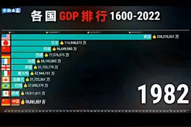 来自中国的压迫感，各国GDP排行大揭秘！看看谁才是世界经济霸主视频封面