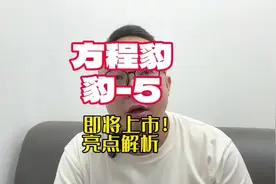 比亚迪方程豹！豹 5即将上市！视频封面